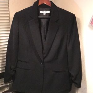 Women black suit jacket